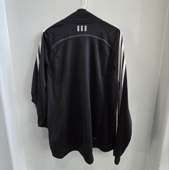 Adidas black climalite soccer warm up jacket size XL - Picture 2 of 6